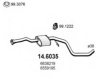 FORD 5028988 Middle Silencer